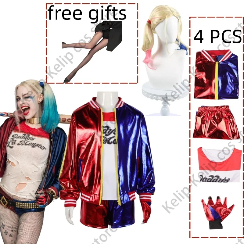 Anime Harley Quinn Cosplay - Anime Harley Quinn Cosplay Kostüm Erwachsene