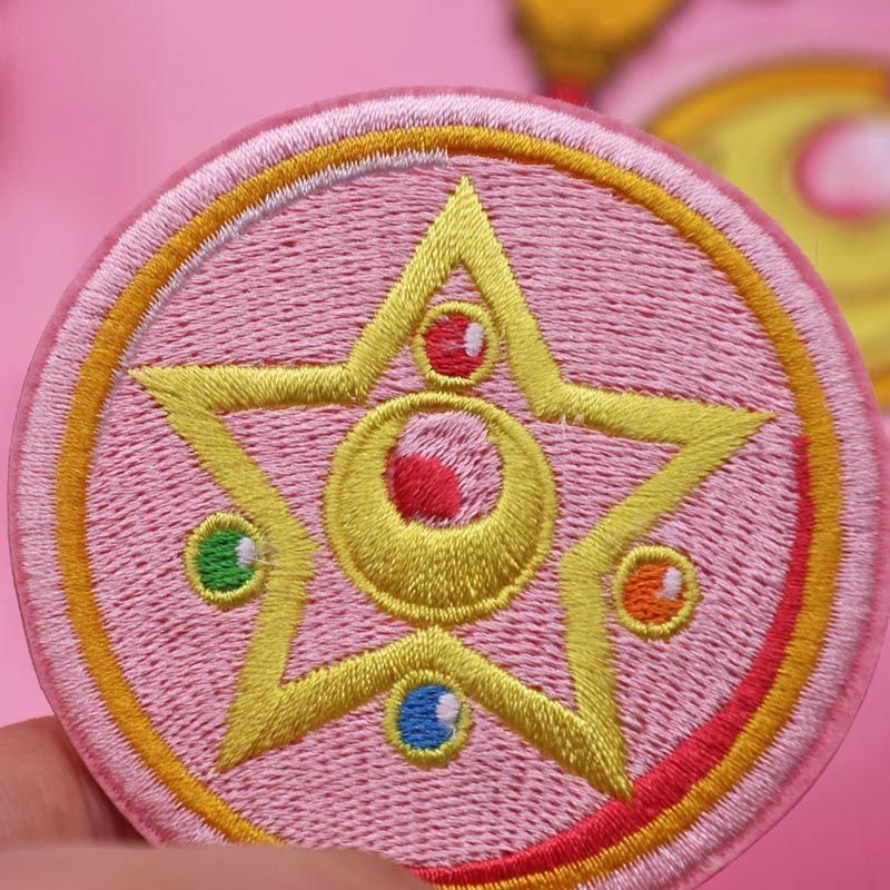 Sailor Moon Wand - Sailor Moon Zauberstab Shapeshifter Stickerei Selbstklebende