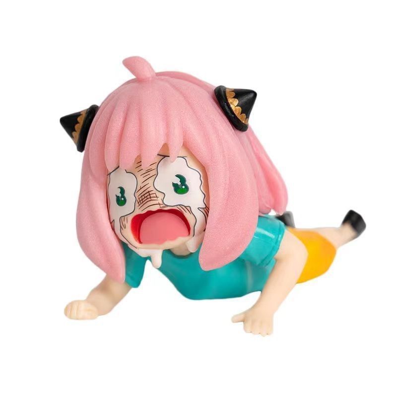 Anime Cosplay Anya - Spy x Family Anya Autohalterung-Figur Niedliche