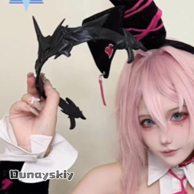 Anime Cosplay Nearby - aBAzOS*@Velvet VicGodd Cosplay-Requisite Hasenmädchen-Gesichtsmaske Kopfbedeckung VELcosplay