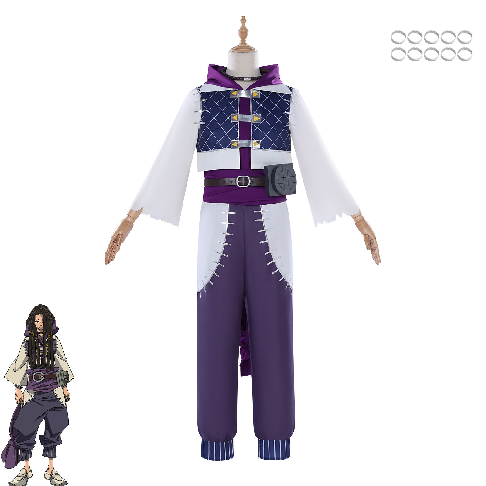 Anime Cosplay Outfits Male - Jaba Cosplay-Kostüm aus Yomi no Tsugai