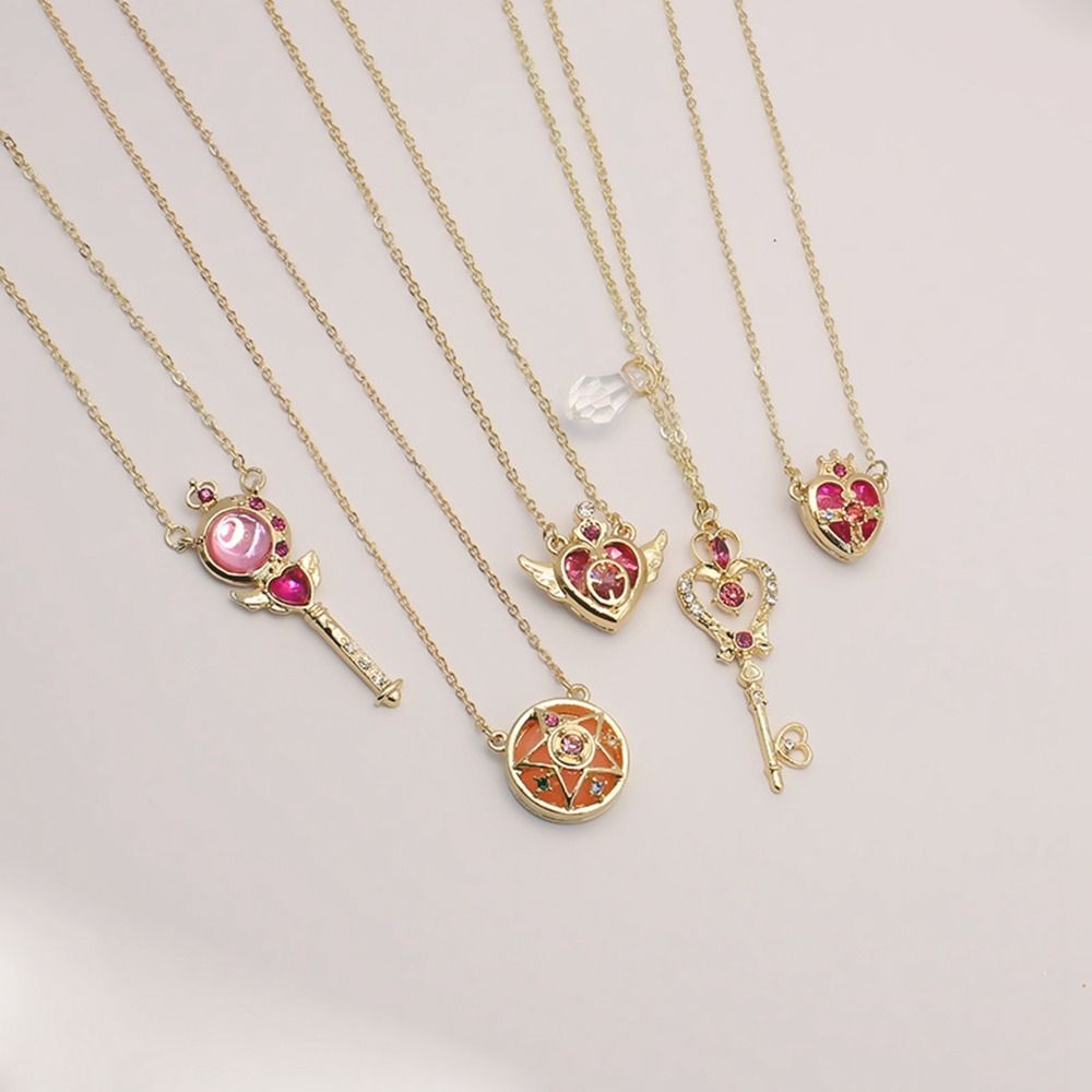 Sailor Moon Wand - Kristall Anime Halskette niedlichen Cosplay Requisiten