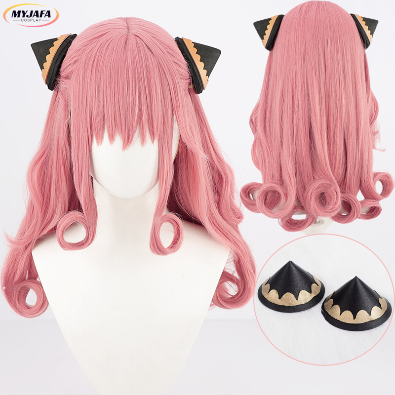 Anime Cosplay Anya - Erwachsene Anya Forger Cosplay Perücke Hochwertige