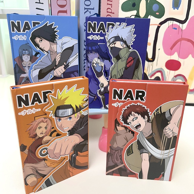 Anime Cosplay Coloring Pages - Anime Naruto Farbseitenbuch: Dreifach faltbares Notizbuch