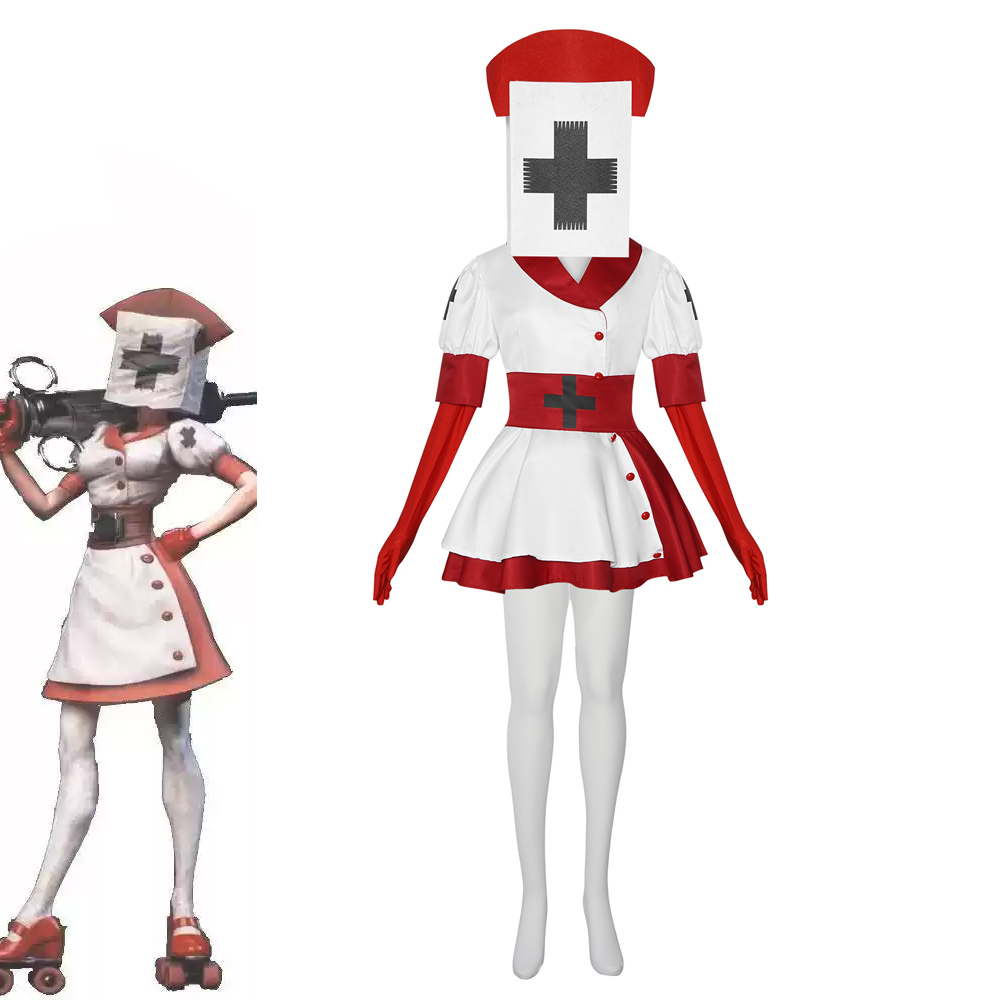 Anime Cosplay Nurse - Game Dark Deception Reaper Nurses Cosplay-Kostüm,