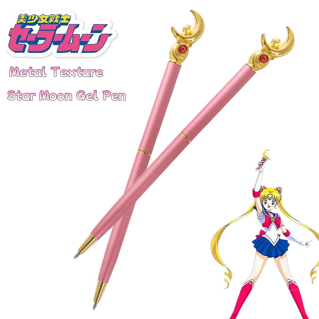 Sailor Moon Wand - Sailor Moon Zauberstab-Stift, 16,2 cm, Rosa