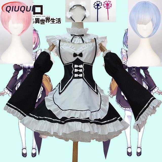 Re Zero Rem Wig - Anime Re: null Kara Hajimeru Isekai