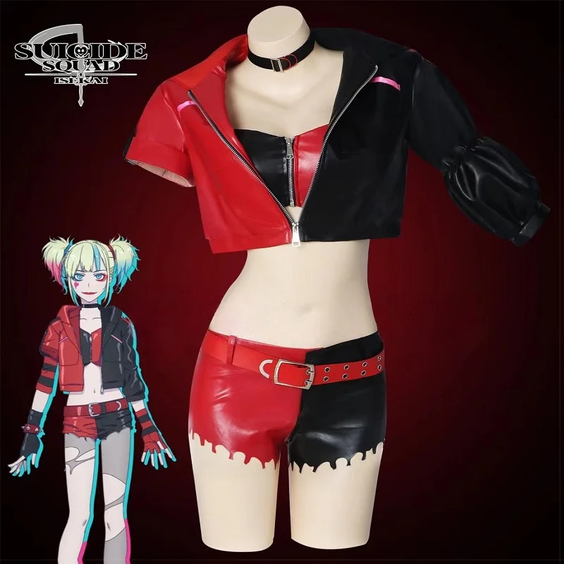 Anime Harley Quinn Cosplay - 2025aaa Für Harley Quinn Cosplay Kostüm