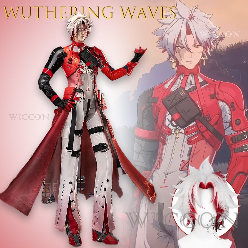 Anime Cosplay Outfits Male - Wuthering Waves Scar Full Cosplay Kostüm
