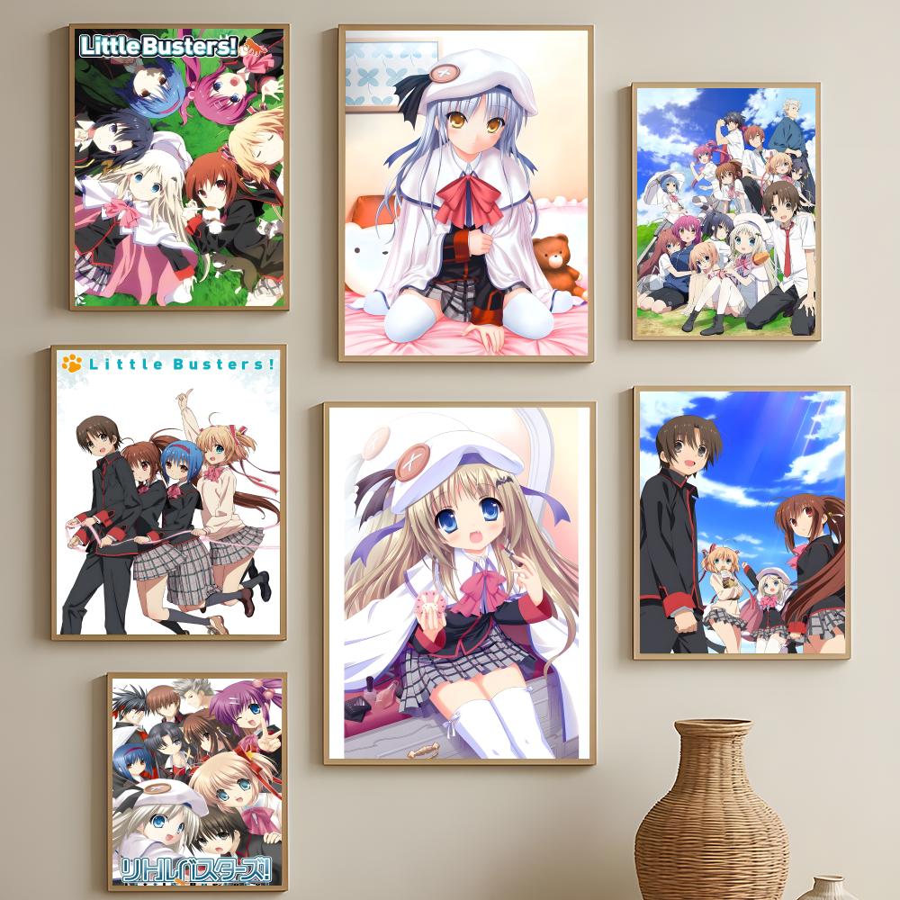 Anime Cosplay Romance - Romantik-Anime Little Busters! HD-Poster Selbstklebend Wasserdicht