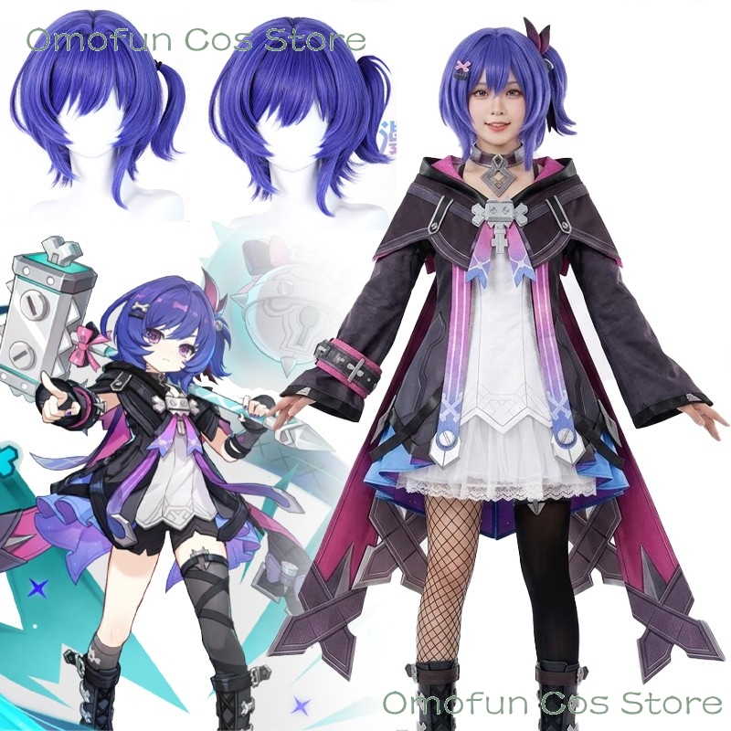 Quality Anime Cosplay - Genshin Impact Prune Cosplay Kostüm Perücke