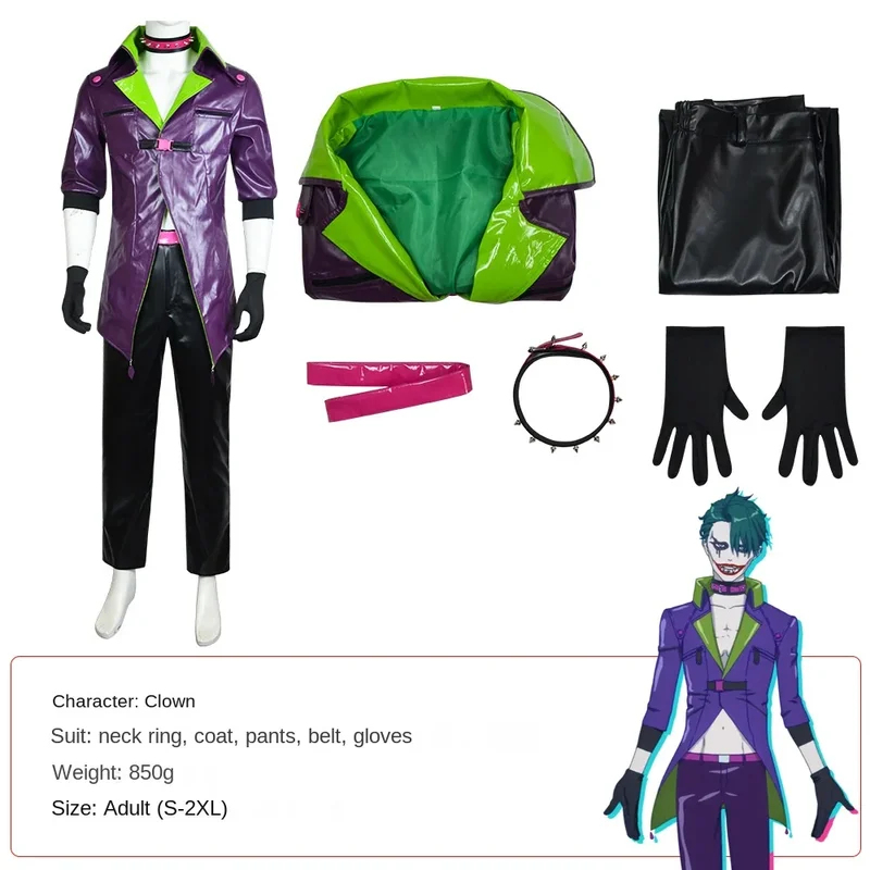 Anime Harley Quinn Cosplay - ABC123 Erwachsenen-Halloween-Buchwochen-Suicide-Harley-Dress-up-Kostüm, Bösewicht-Kriminellen-Kostüm, Squad Quinn Monster