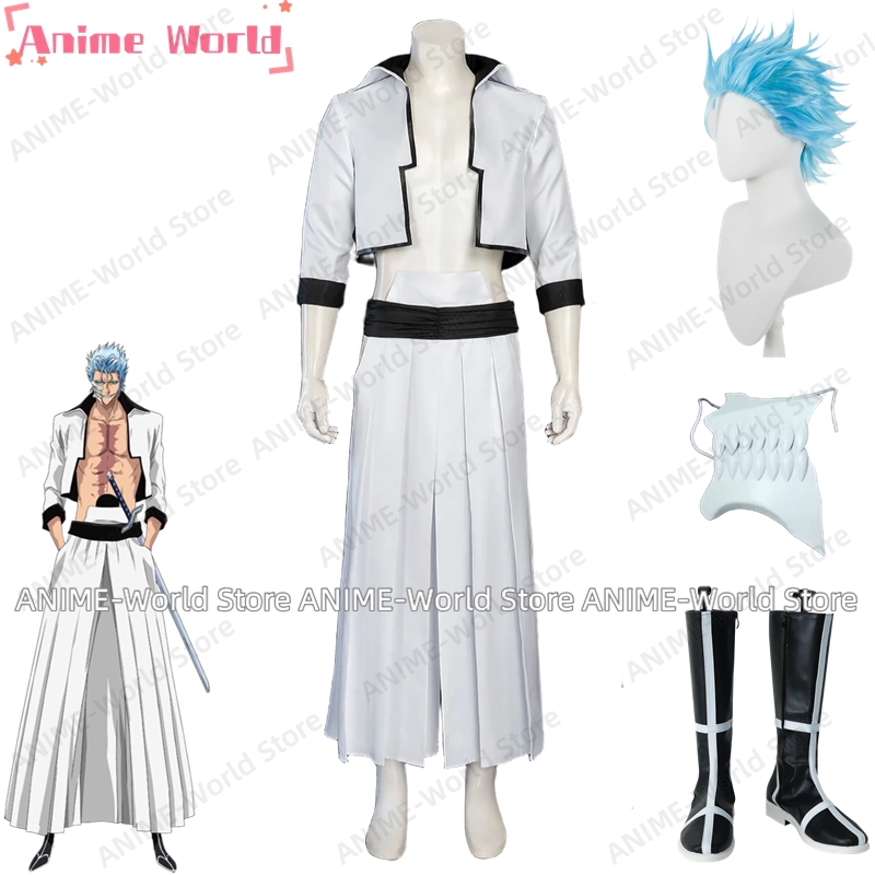 Anime Cosplay With Mask - 《Benutzerdefinierte Größe》Anime Grimmjow Jaegerjaquez Cosplay Kostüm