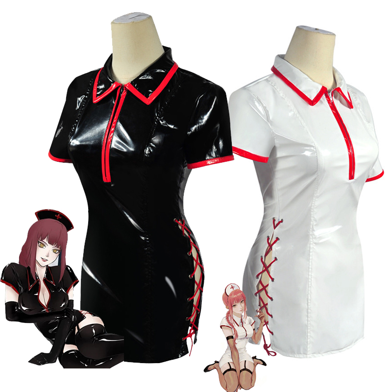 Anime Cosplay Nurse - Anime Kettensäge Mann Cosplay Kostüm Makima