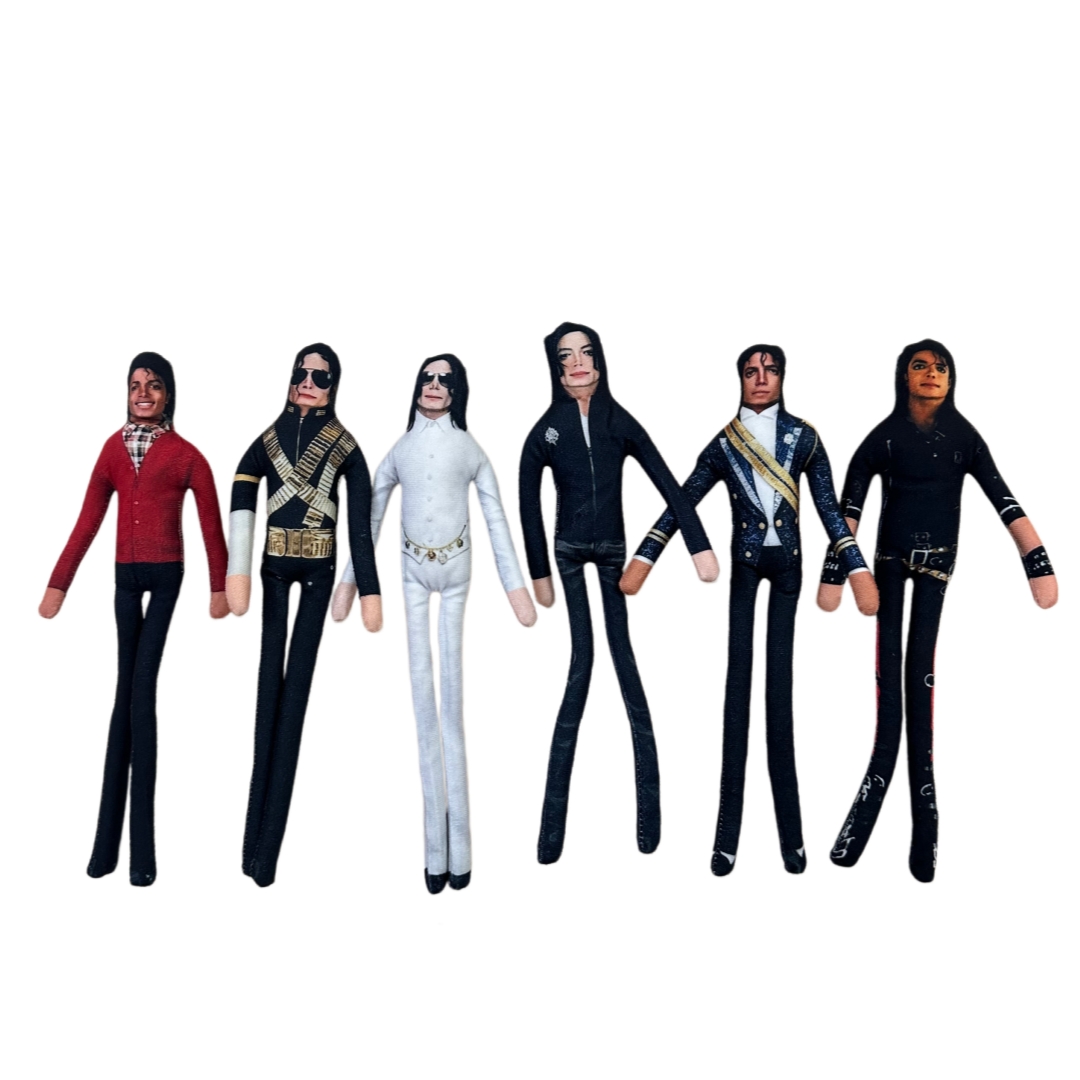 Anime Cosplay Sus - 1-6 Stück Michael Jackson Cosplay Requisiten-Puppe