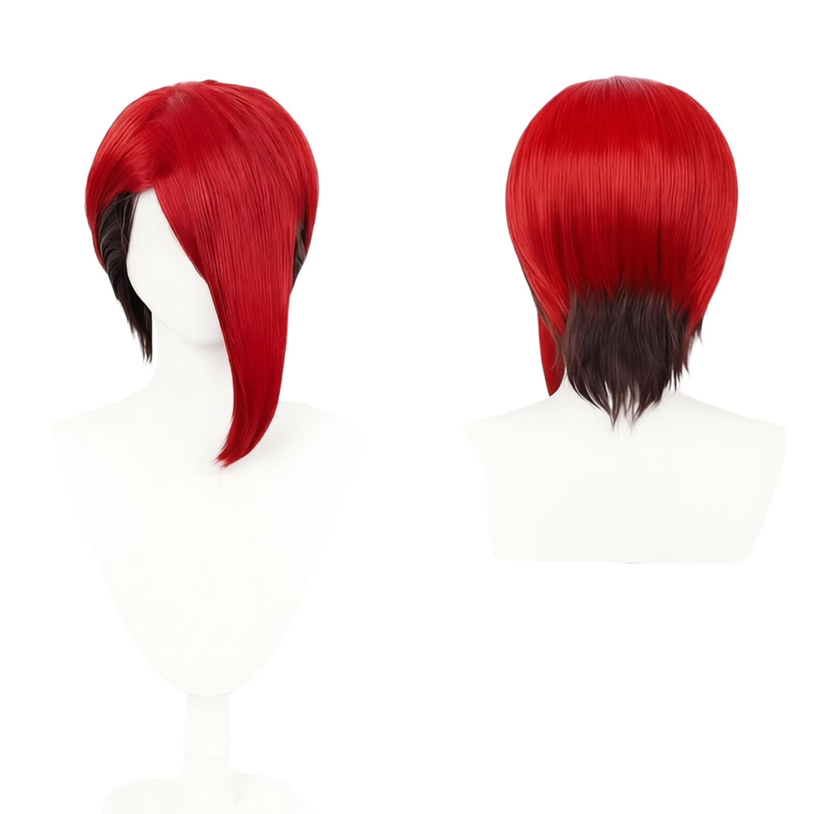 Anime Cosplay Girl With Black Hair - Joka Cosplay-Perücke, Anime-Stil, für Männer und