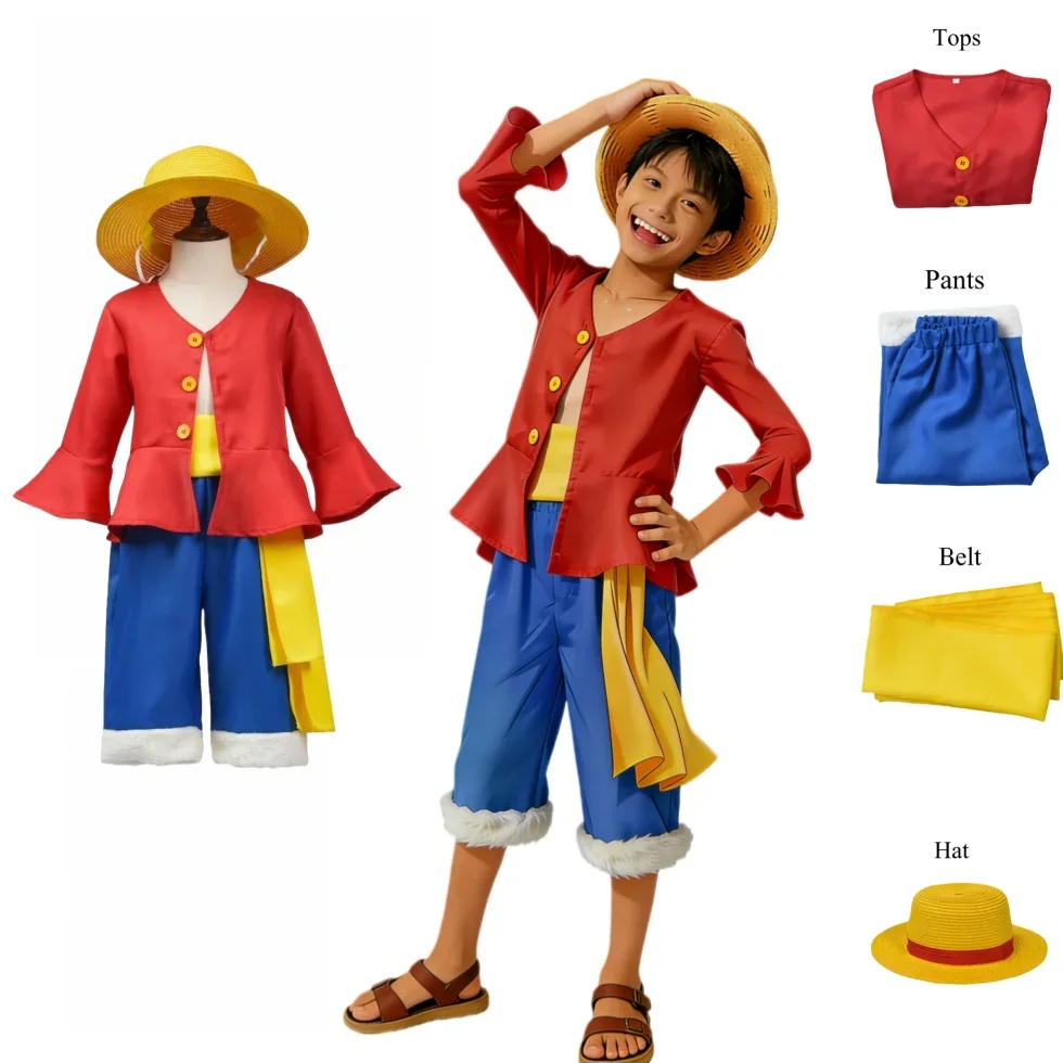 Halloween Anime M-Monkey D Luf – Anime Cosplay Luffy Bewertung und Preis