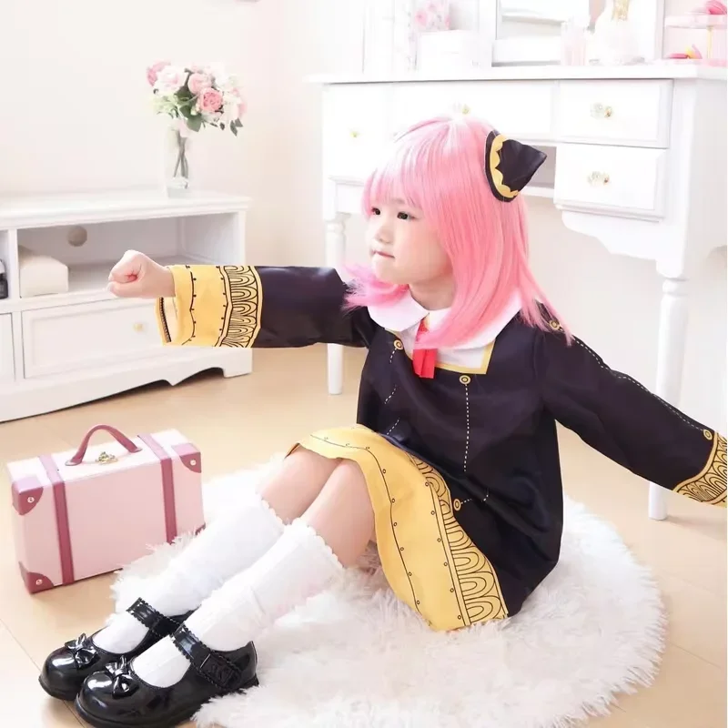 Anime Anya Forger Cosplay Kost – Anime Cosplay Anya Bewertung und Preis