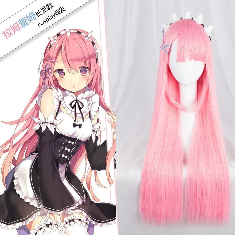 Re Zero Ram & Rem Cosplay-Perü – Re Zero Rem Wig Bewertung und Preis