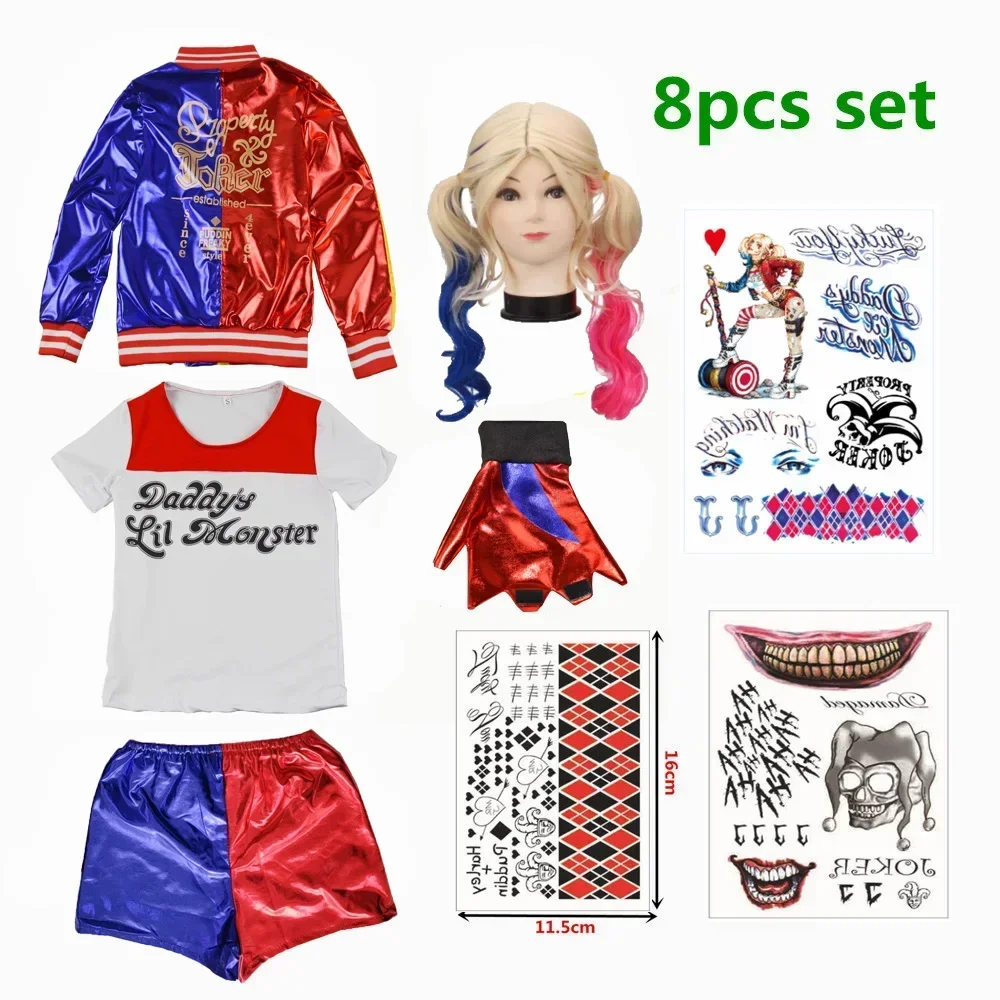 Harley Kostüme Cosplay Selbstm – Anime Harley Quinn Cosplay Bewertung und Preis