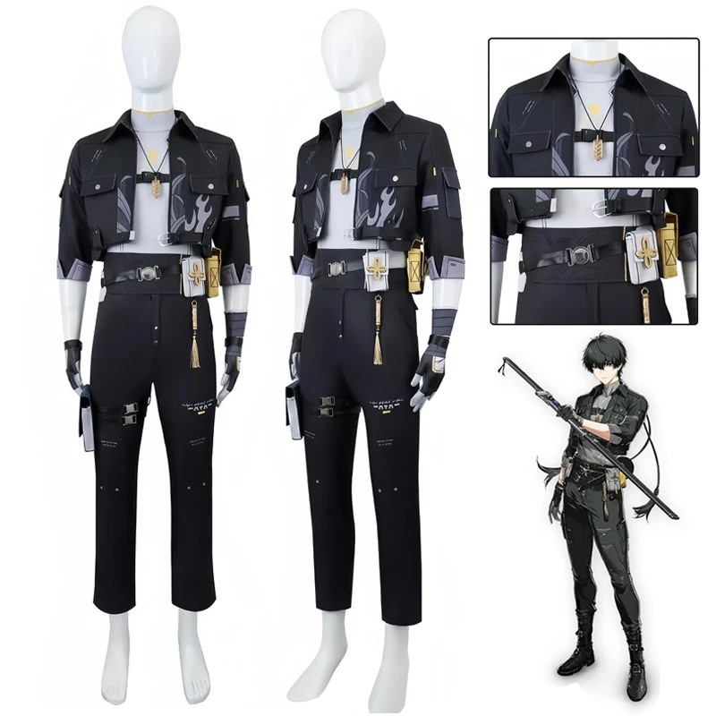 Neues Spiel Wuthering Waves Ro – Anime Cosplay Outfits Male Bewertung und Preis