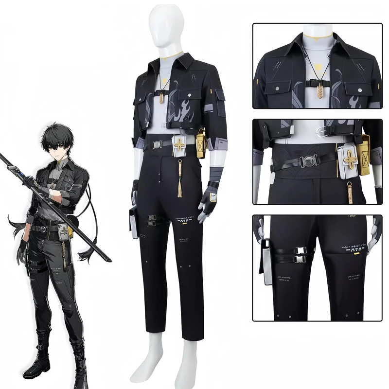 Neues Spiel Wuthering Waves Ro – Anime Cosplay Outfits Male Bewertung und Preis