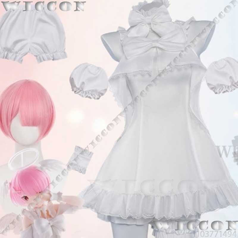 Ram Rem Sweet Angel Pure White – Re Zero Rem Wig Bewertung und Preis