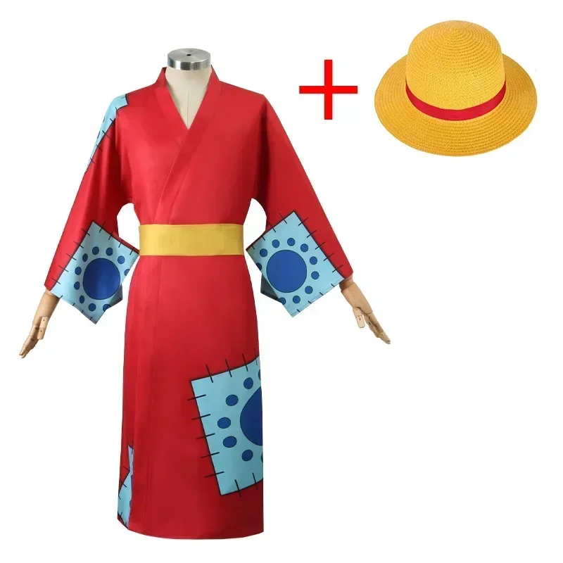 Anime Luffy Cosplay-Kostüm, Wa – Anime Cosplay Luffy Bewertung und Preis