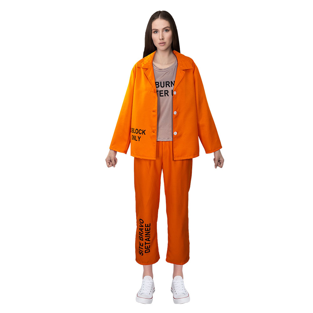 Erwachsene orange Gefangene Un – Anime Harley Quinn Cosplay Bewertung und Preis