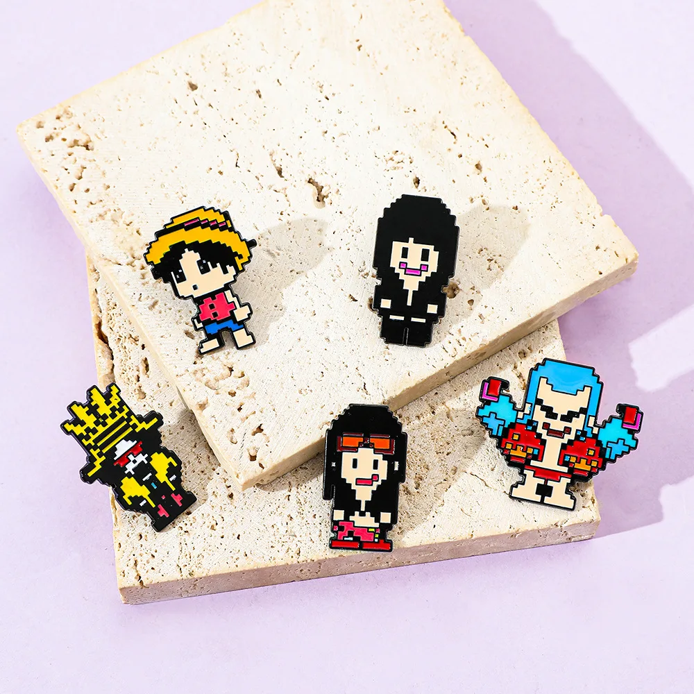 5 Stück Kreative Pixel-Style B – Anime Cosplay Luffy Bewertung und Preis