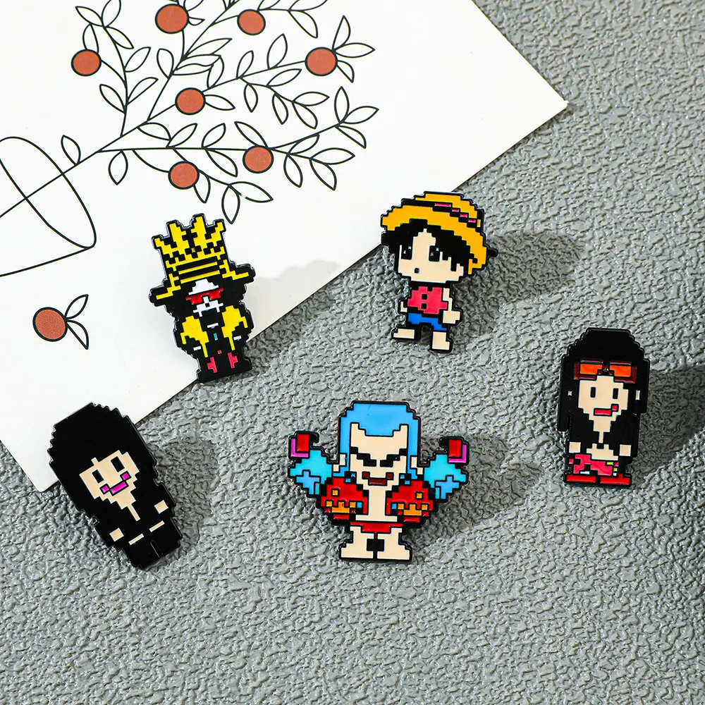 5 Stück Kreative Pixel-Style B – Anime Cosplay Luffy Bewertung und Preis