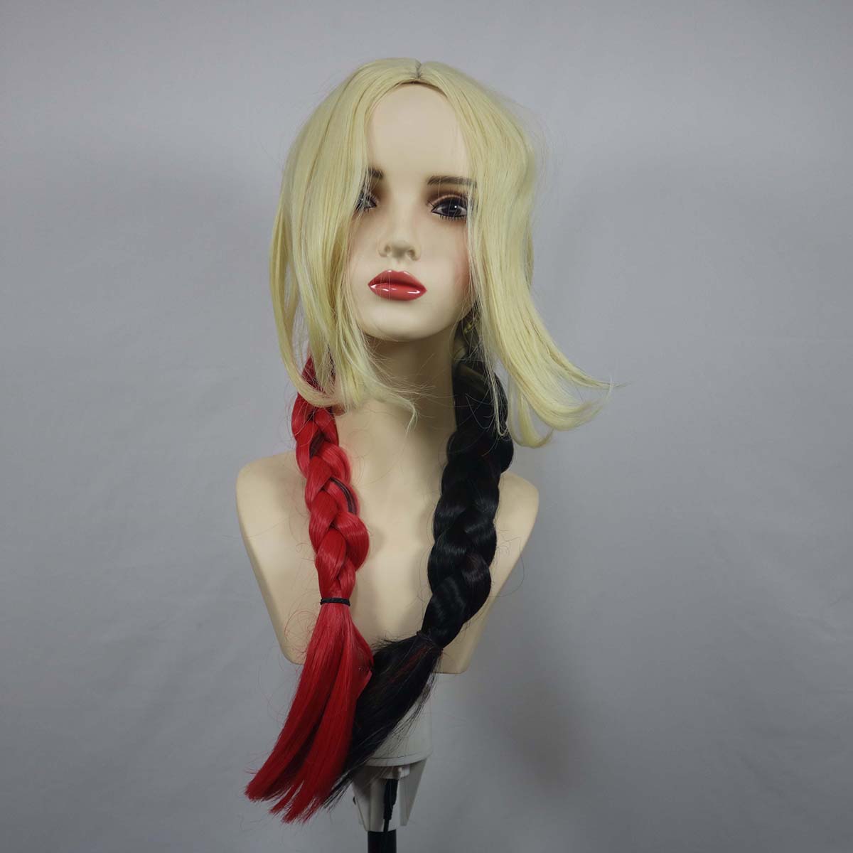 Damen-Perücke für Harley Quinn – Anime Harley Quinn Cosplay Bewertung und Preis