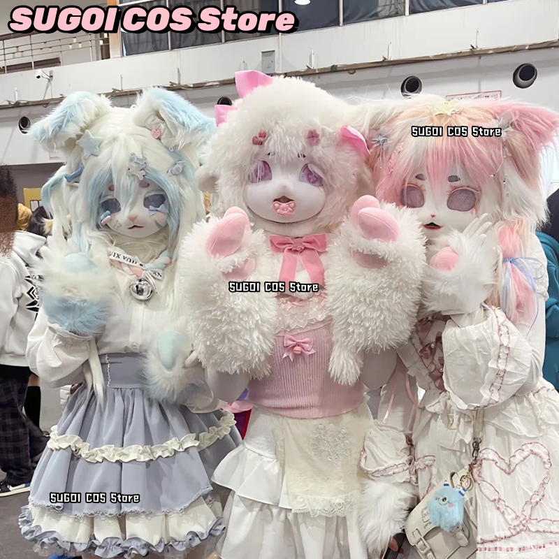 aBcSCS*Fursuit Kopfmaske Kigur – Anime Cosplay With Mask Bewertung und Preis