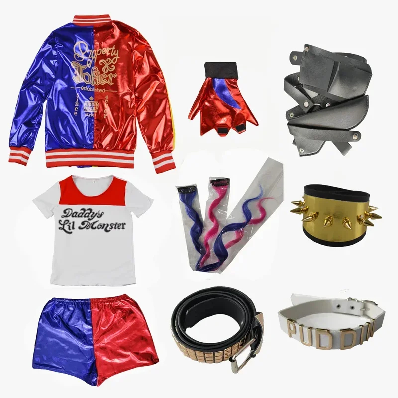 ABC123Halloween Kinder- und Er – Anime Harley Quinn Cosplay Bewertung und Preis