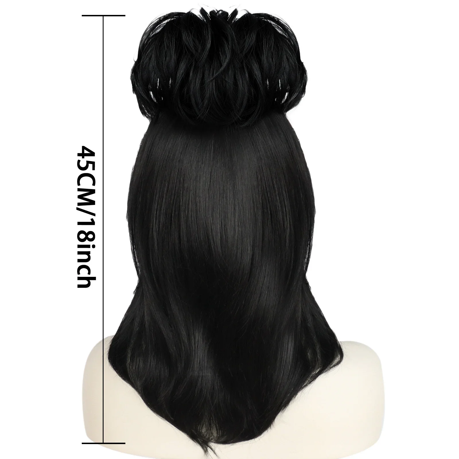 Lydia Deetz Cosplay Perücke Br – Anime Cosplay Girl With Black Hair Bewertung und Preis