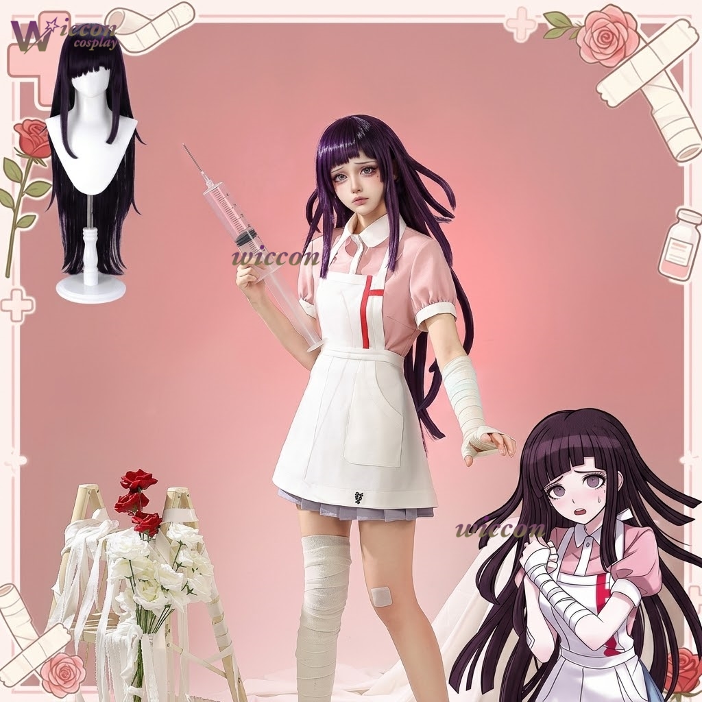 KospLAY Danganronpa Mikan Tsum – Anime Cosplay Nurse Bewertung und Preis