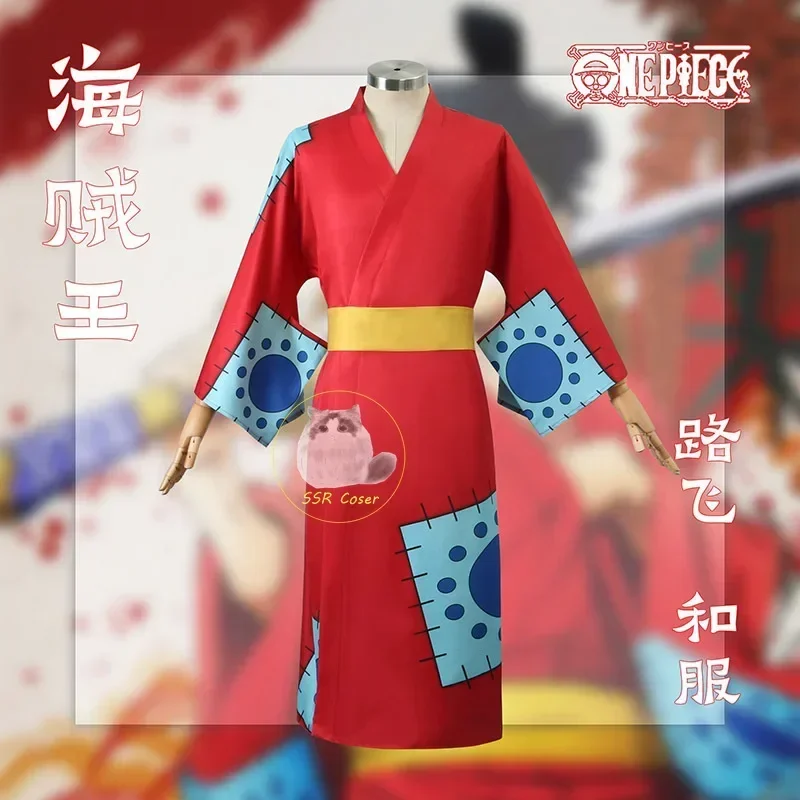 Anime Luffy Cosplay-Kostüm, Wa – Anime Cosplay Luffy Bewertung und Preis