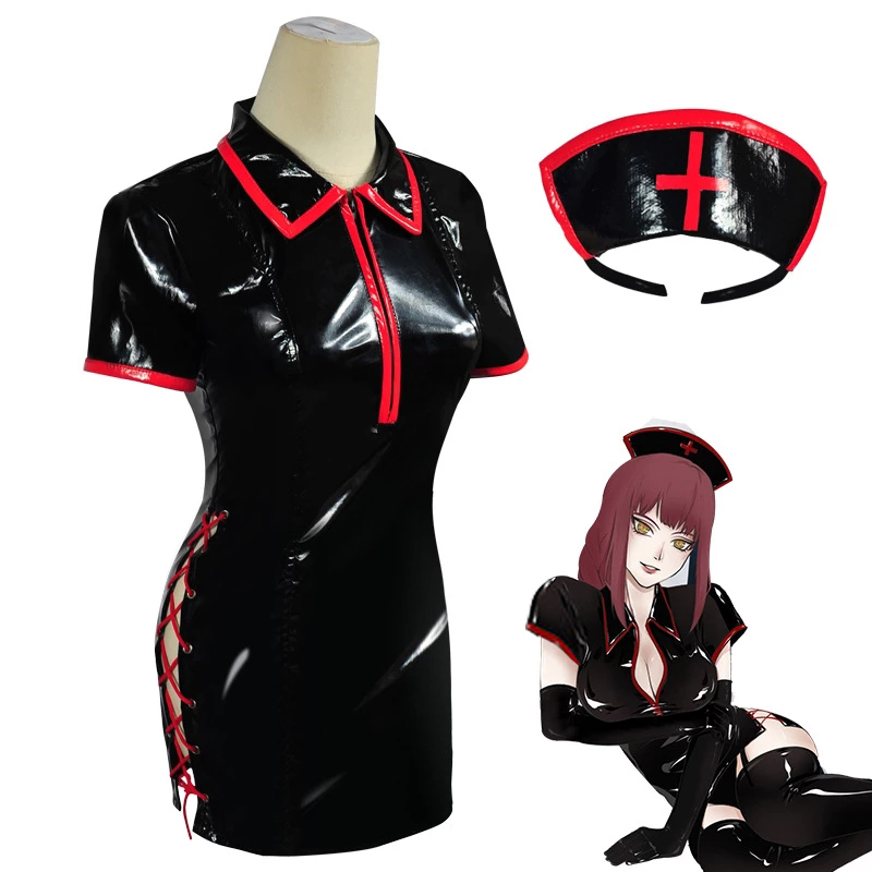Anime Kettensäge Mann Cosplay  – Anime Cosplay Nurse Bewertung und Preis
