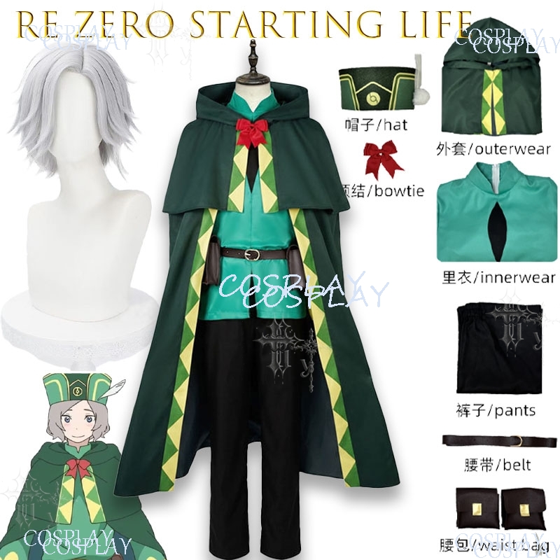 Re Zero Otto Suwen Cos Cloak S – Anime Cosplay Outfits Male Bewertung und Preis