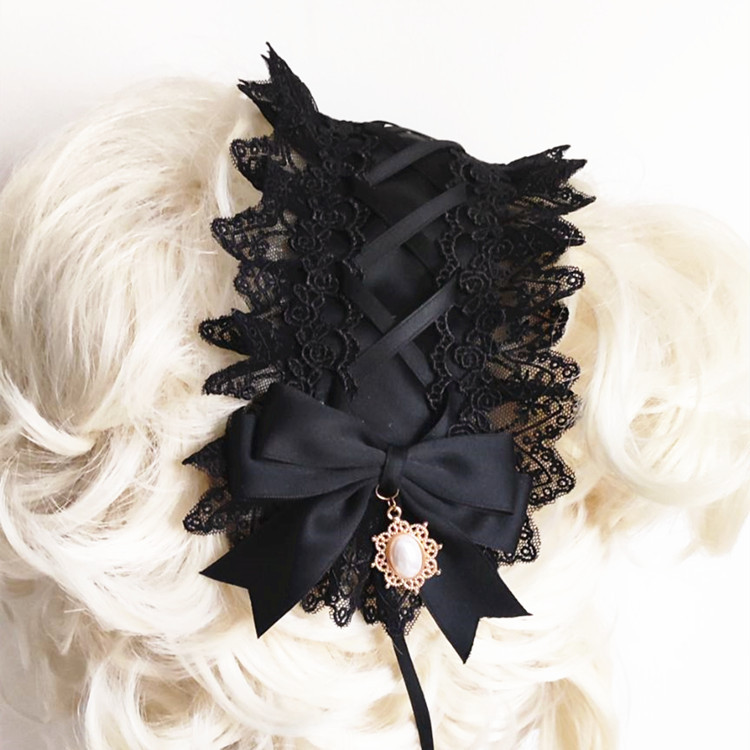 Rotes dunkles Gothic-Lolita-Sp – Anime Cosplay Girl With Black Hair Bewertung und Preis